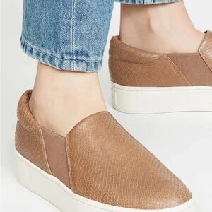 Vince Tan Slip-On Sneakers